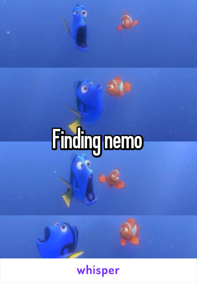 Finding nemo 