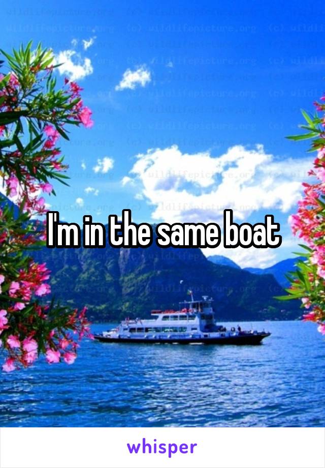 I'm in the same boat