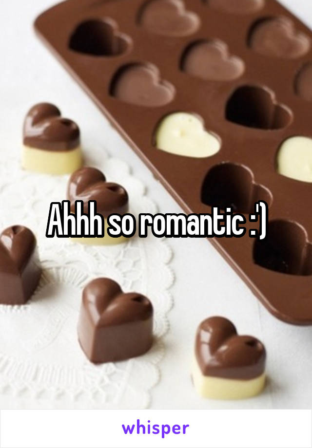 Ahhh so romantic :')