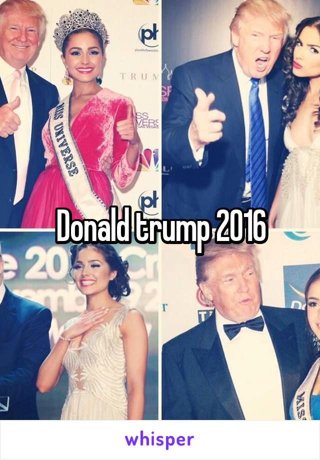 Donald trump 2016