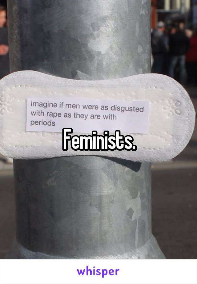 Feminists.