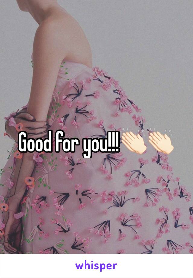 Good for you!!!👏🏻👏🏻