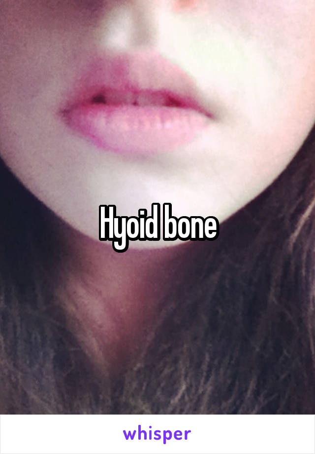 Hyoid bone