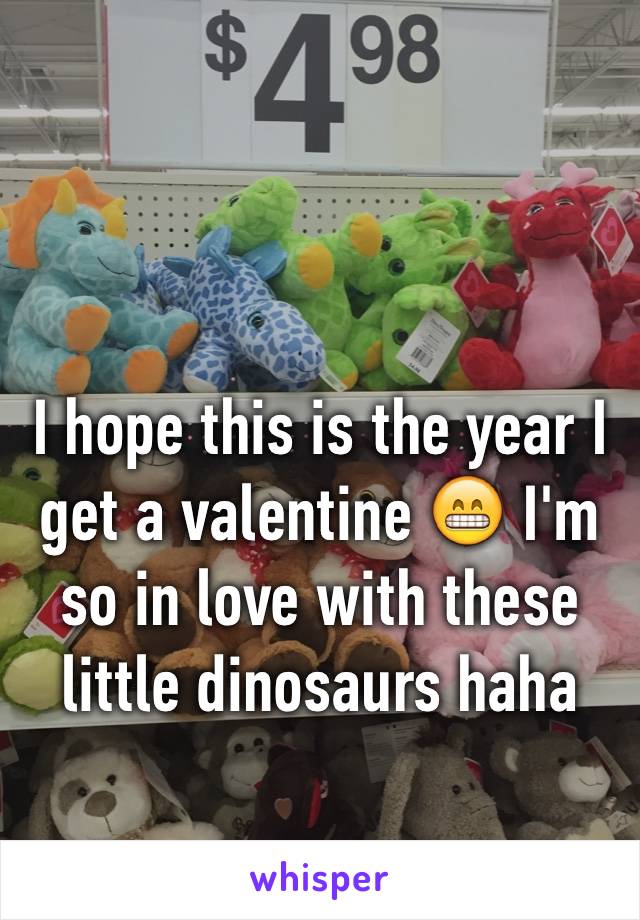 I hope this is the year I get a valentine 😁 I'm so in love with these little dinosaurs haha 