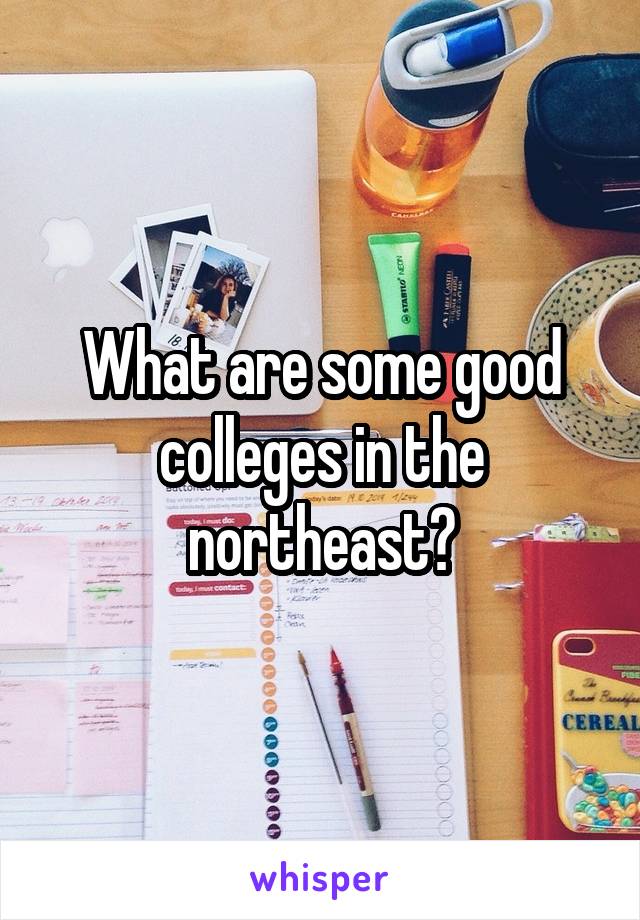 What are some good colleges in the northeast?