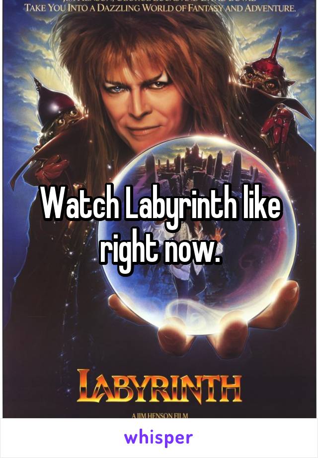 Watch Labyrinth like right now.