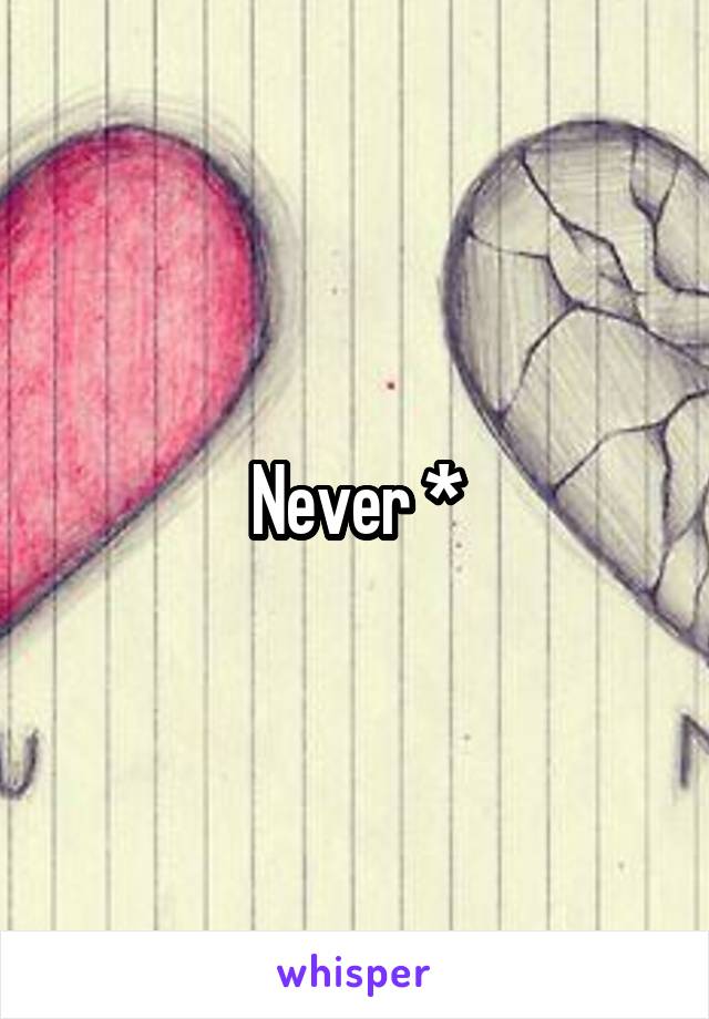 Never *