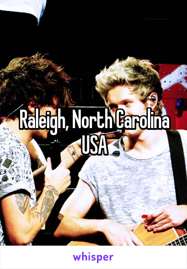 Raleigh, North Carolina
USA