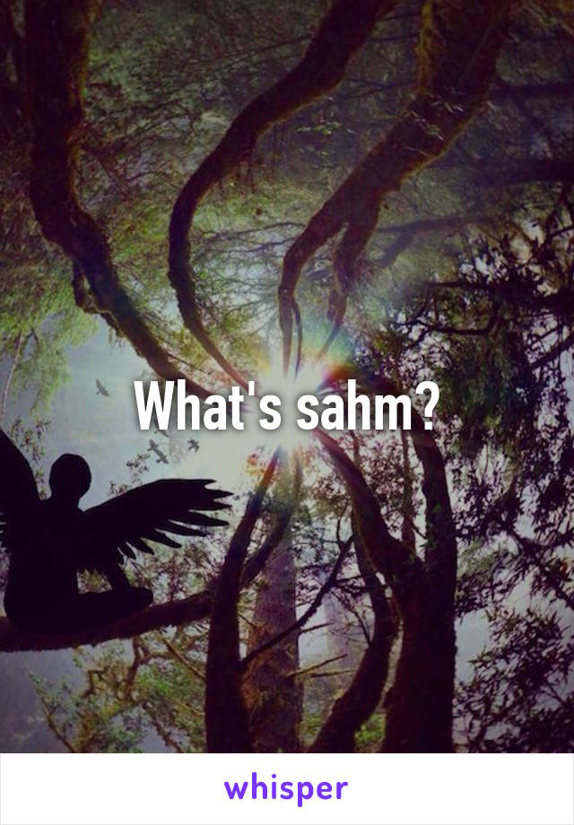 What's sahm?