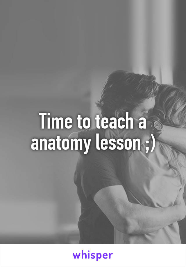 Time to teach a anatomy lesson ;)