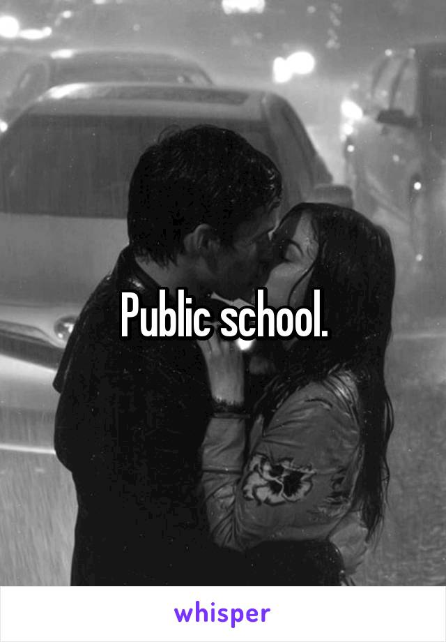 Public school.