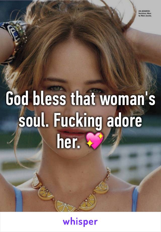 God bless that woman's soul. Fucking adore her. 💖