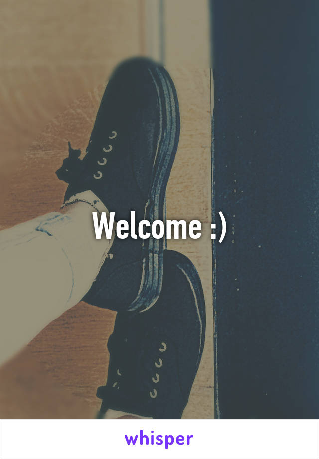 Welcome :)