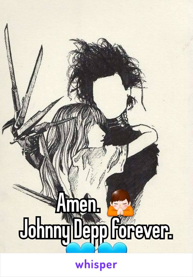 Amen. 🙏
Johnny Depp forever.
💙💙