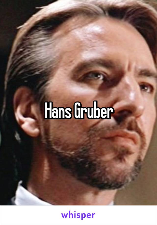 Hans Gruber