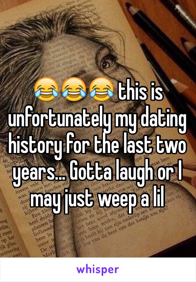 😂😂😂 this is unfortunately my dating history for the last two years... Gotta laugh or I may just weep a lil 