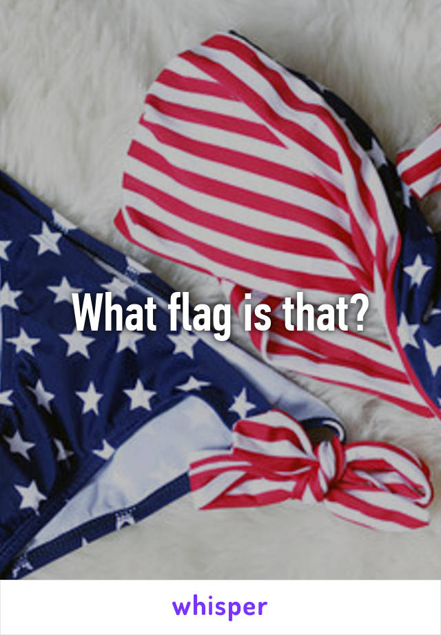 What flag is that?