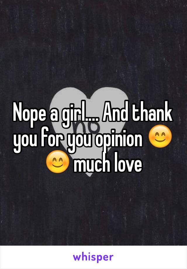 Nope a girl.... And thank you for you opinion 😊😊 much love 