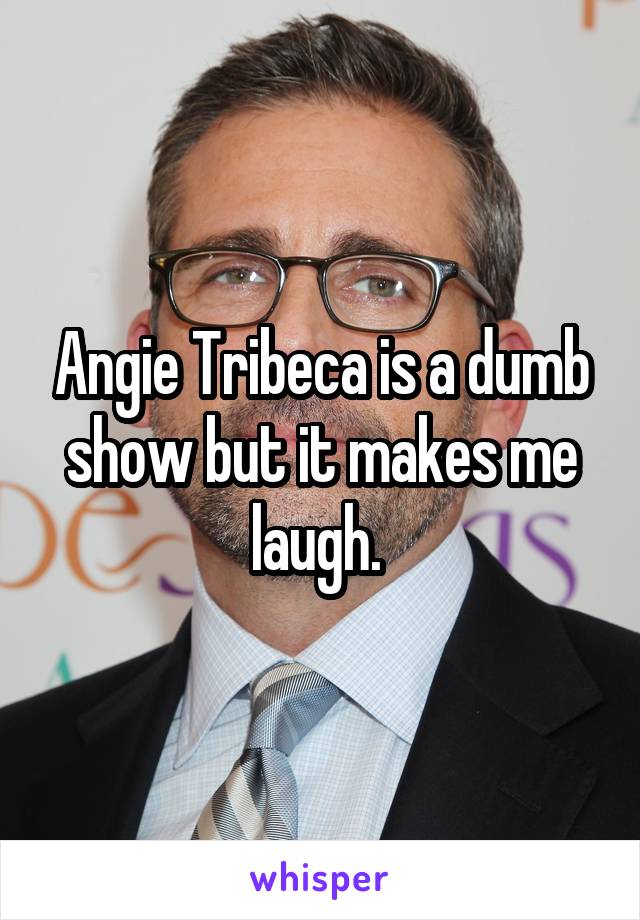 Angie Tribeca is a dumb show but it makes me laugh. 