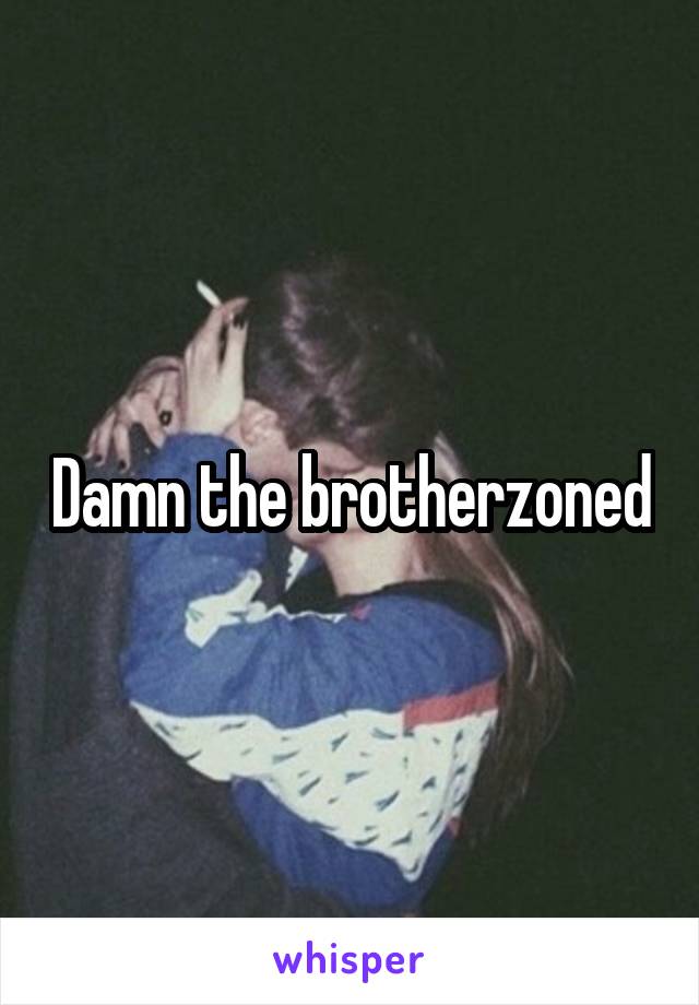 Damn the brotherzoned