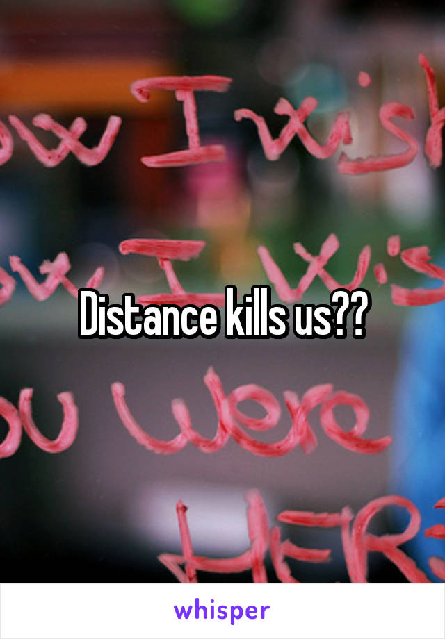 Distance kills us❤️