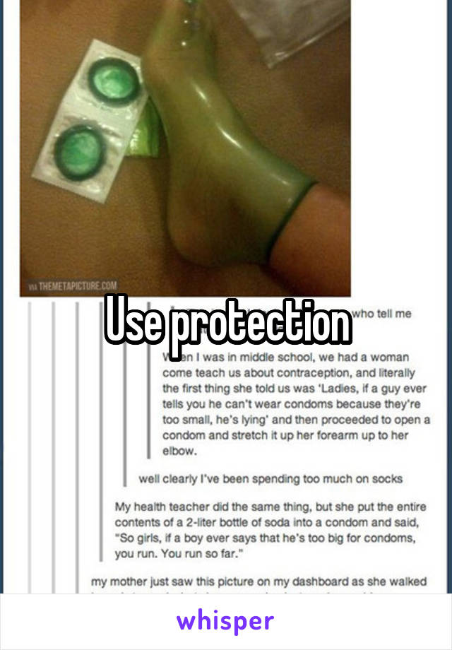 Use protection