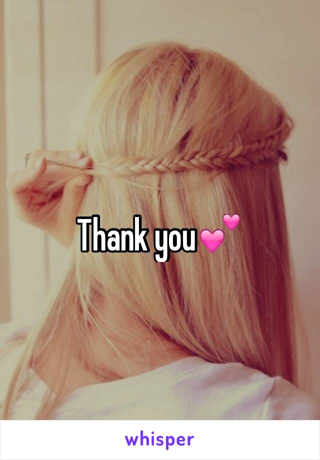 Thank you💕