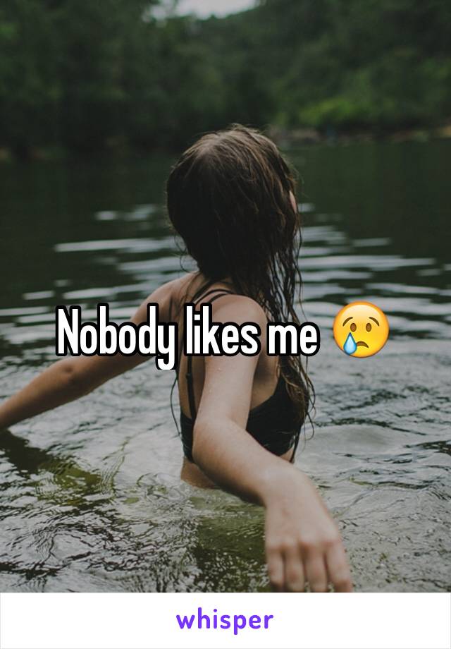 Nobody likes me 😢