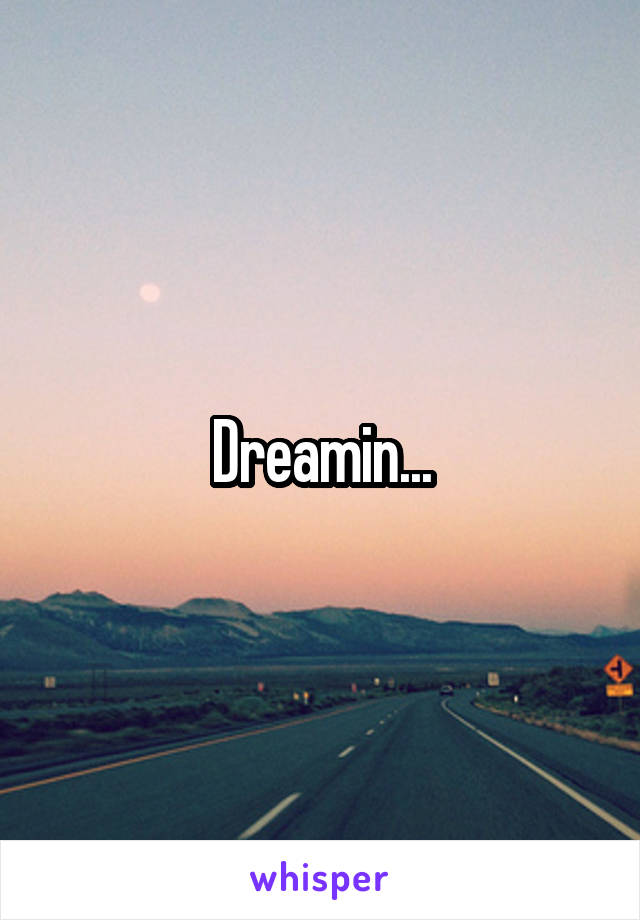 Dreamin...