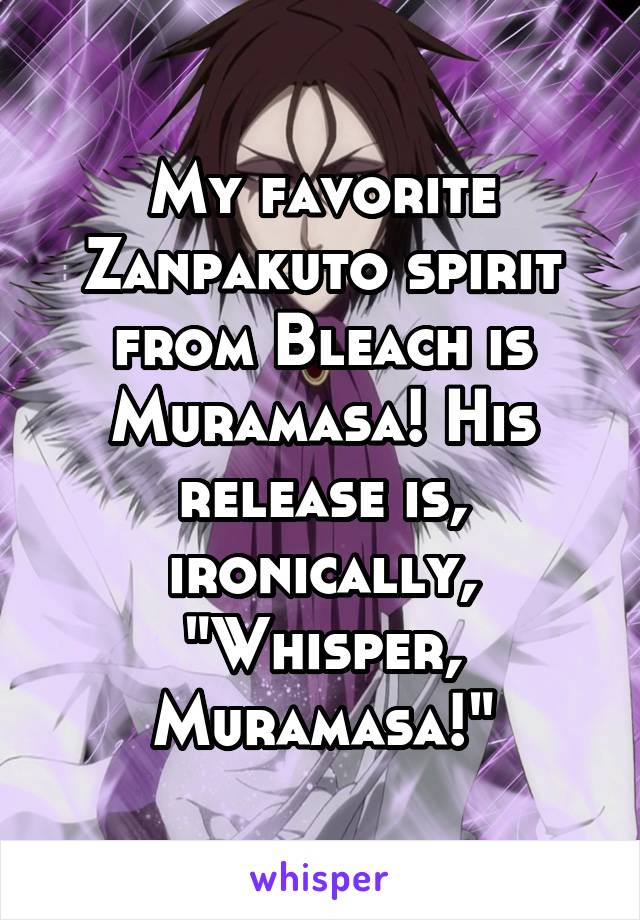 Muramasa (Zanpakutō spirit)