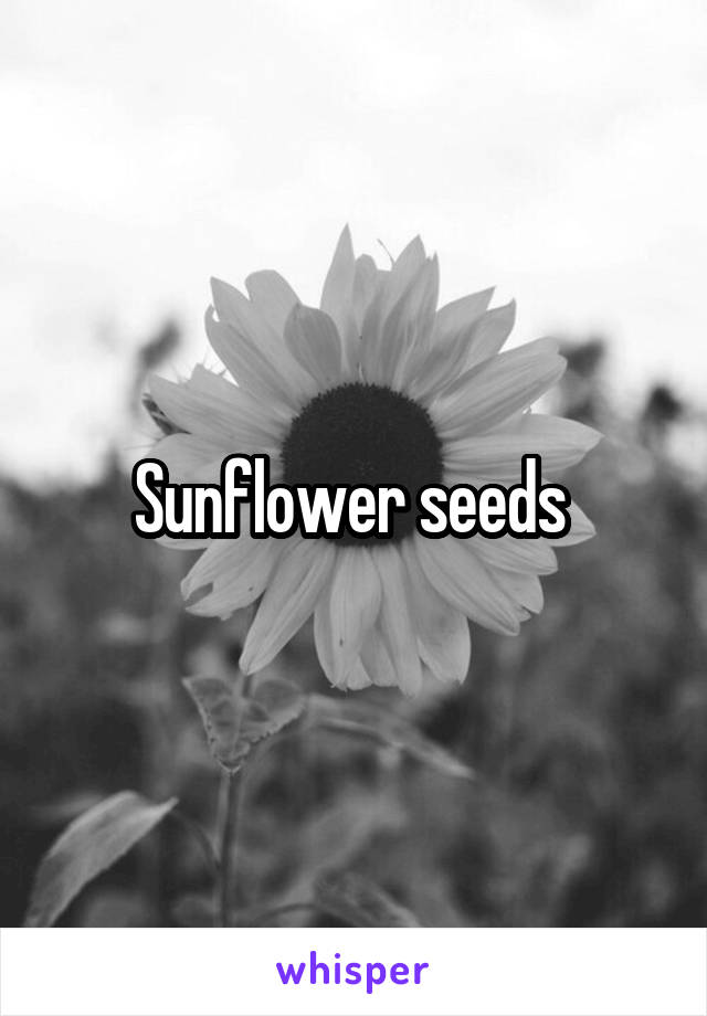 Sunflower seeds 