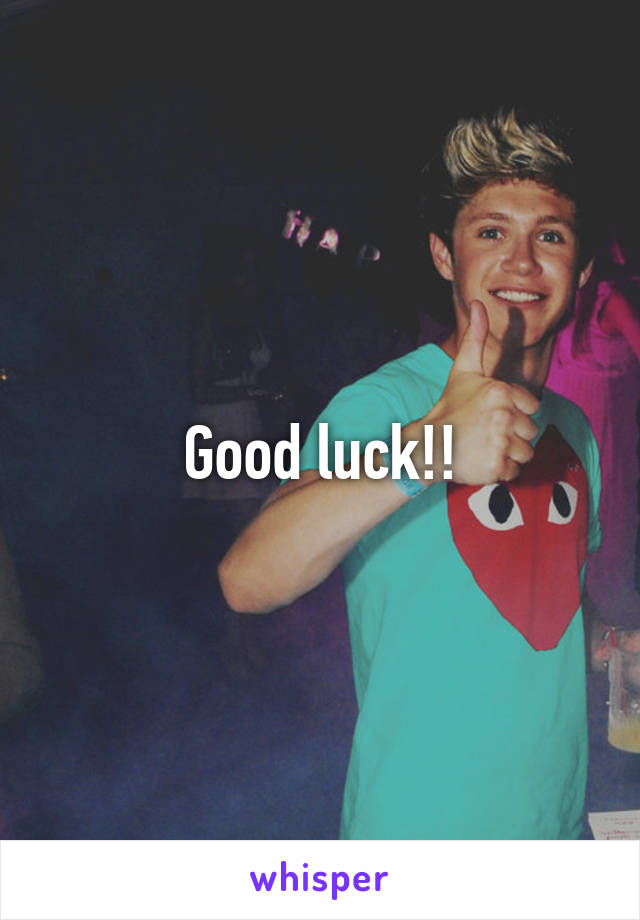 Good luck!!