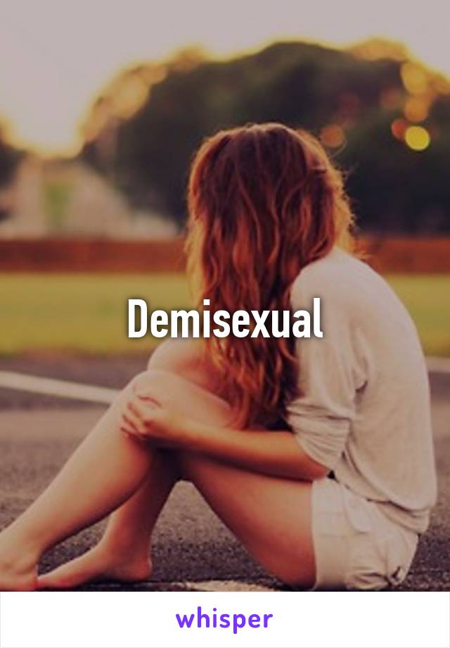 Demisexual