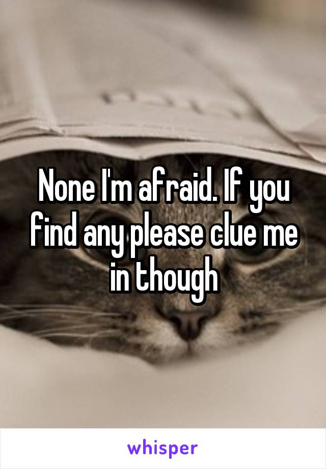 None I'm afraid. If you find any please clue me in though