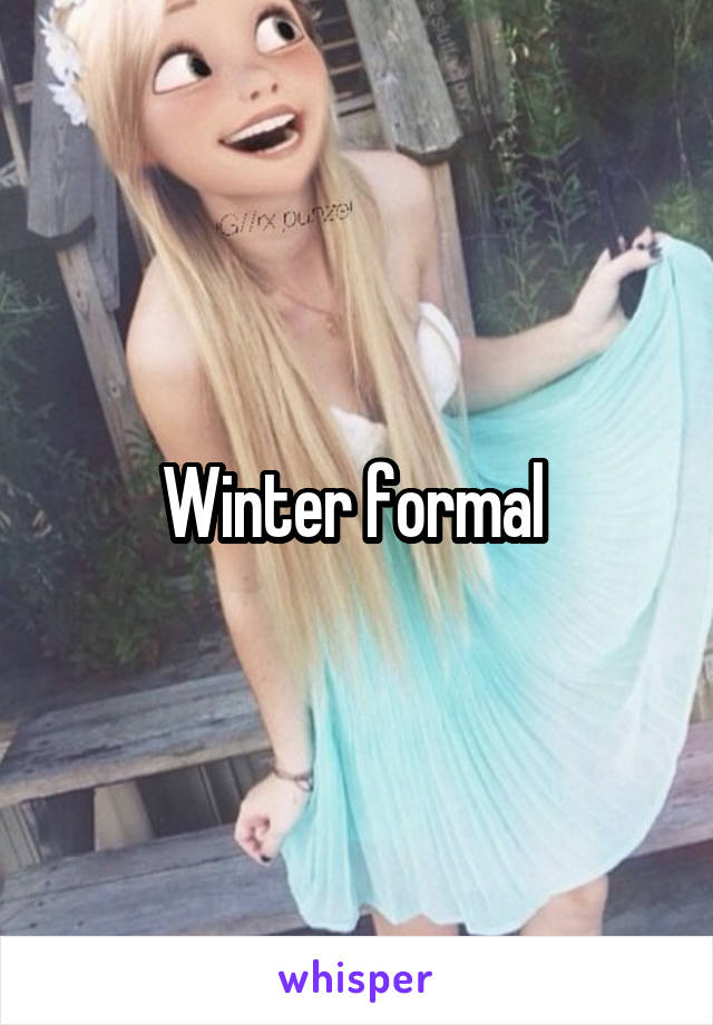 Winter formal 