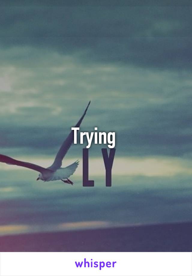 Trying 