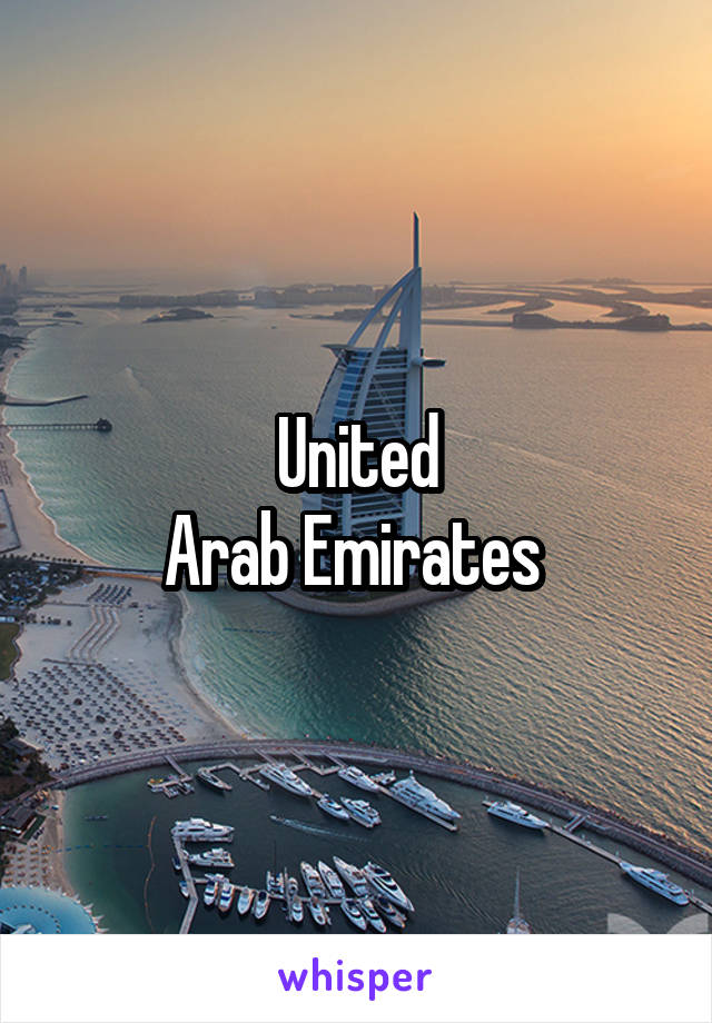  United 
Arab Emirates 