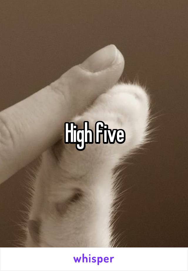 High five