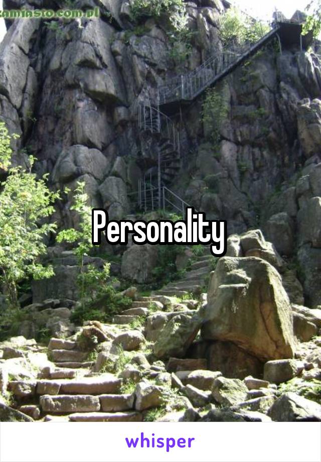 Personality 