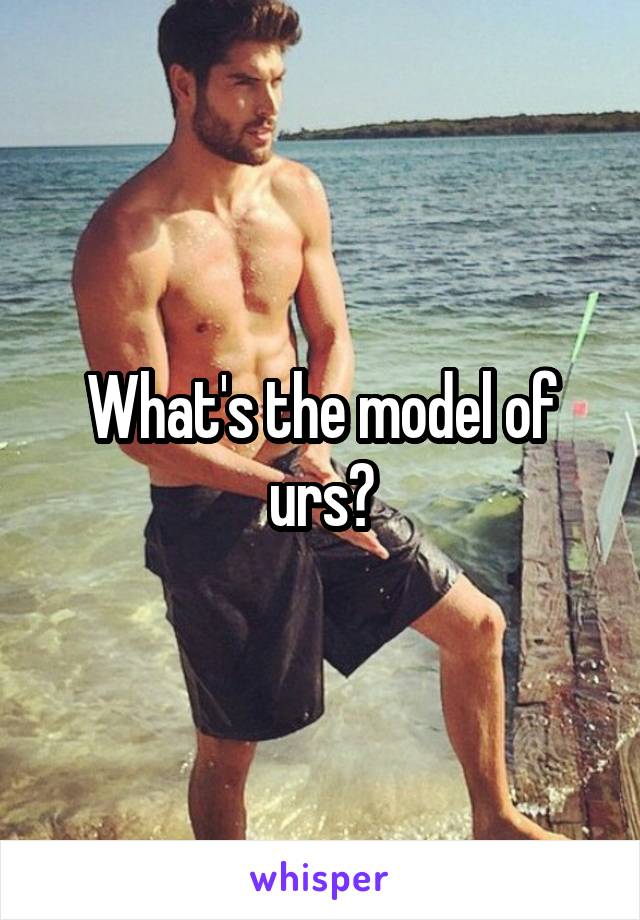 What's the model of urs?