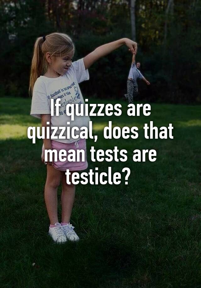 if-quizzes-are-quizzical-does-that-mean-tests-are-testicle