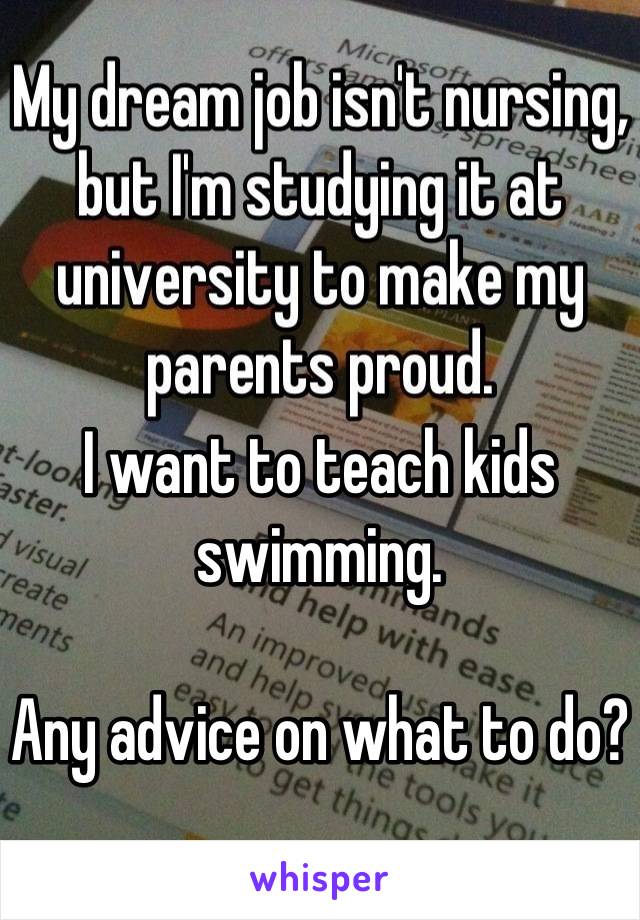 I want to teach kids swimming.

Any advice on what to do?