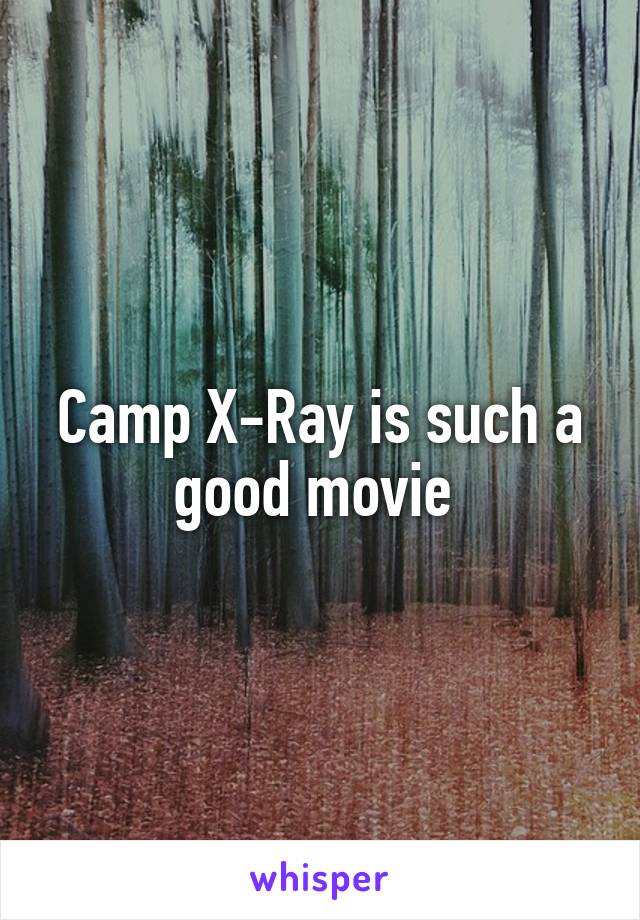 Camp X-Ray is such a good movie 