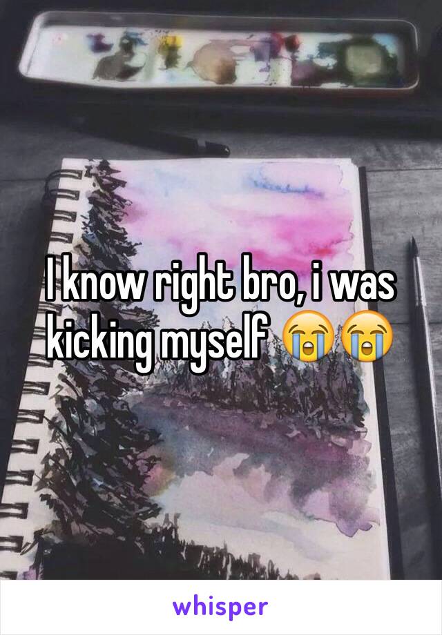 I know right bro, i was kicking myself 😭😭