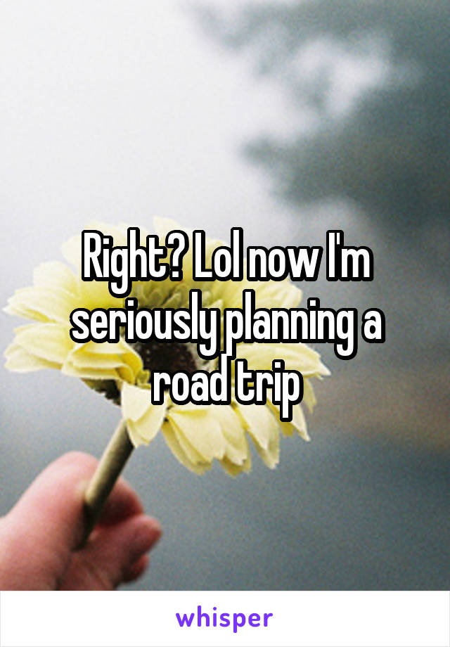 Right? Lol now I'm seriously planning a road trip