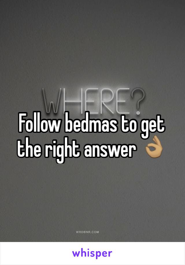 Follow bedmas to get the right answer 👌🏽 