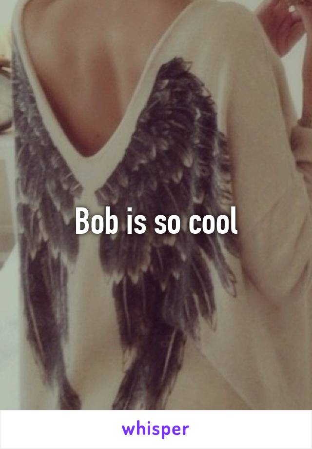 Bob is so cool