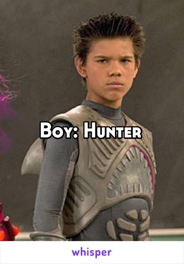Boy: Hunter 