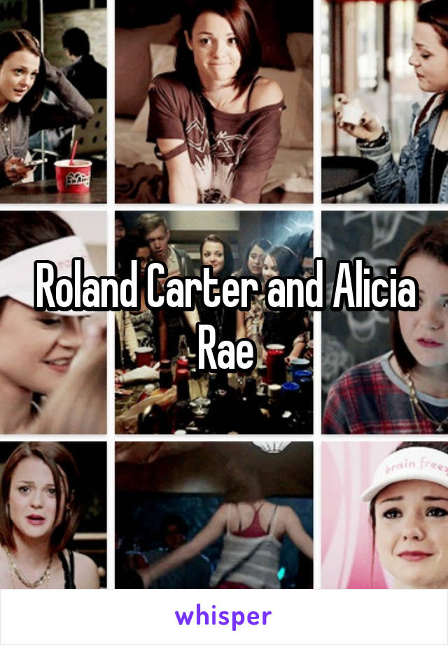 Roland Carter and Alicia Rae