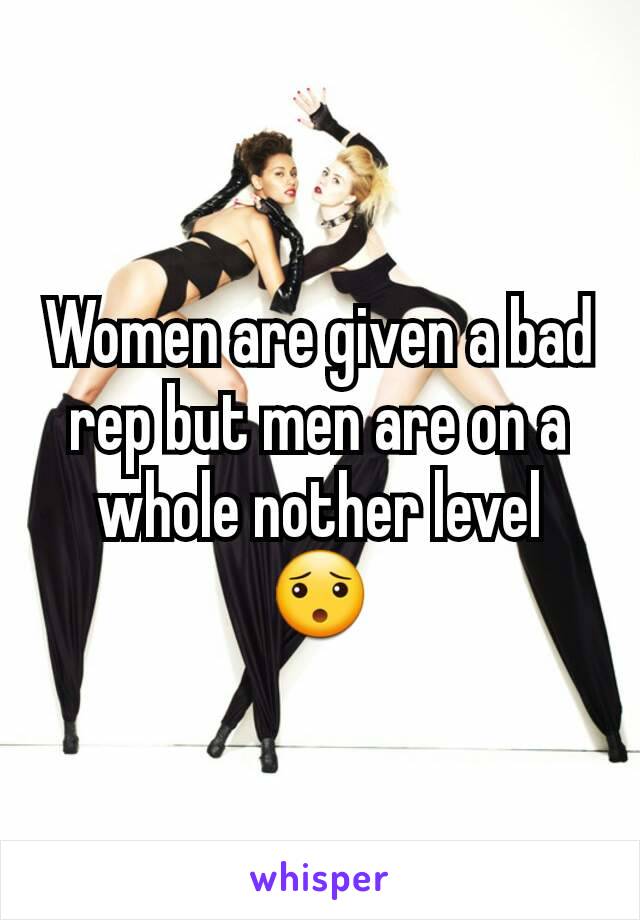 Women are given a bad rep but men are on a whole nother level 😯